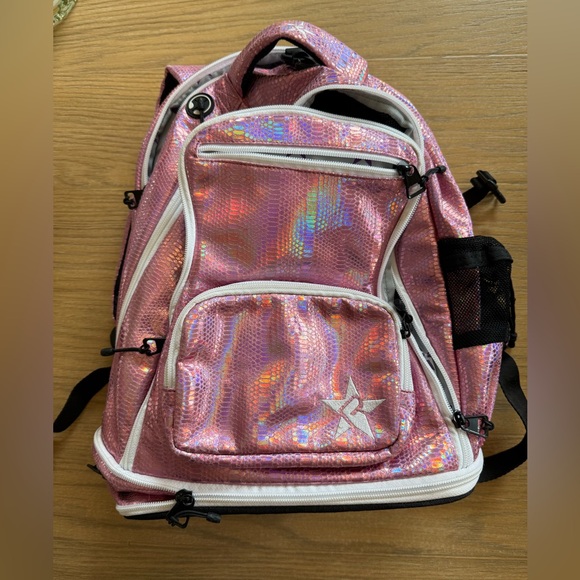 Pink and Purple Athletic Backpack - Picture 1 of 3